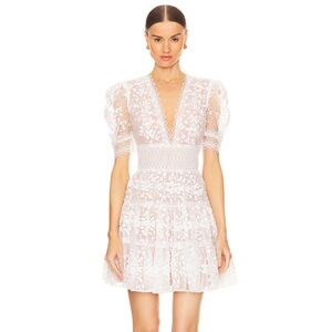 Elegant White Lace Dress